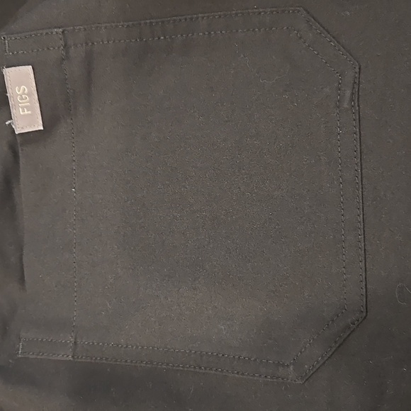 FIGS TECHNICAL COLLECTION MEN'S SCRUB PANTS. FM 4500T. SIZE X- LARGE TALL. BLACK - Picture 8 of 10